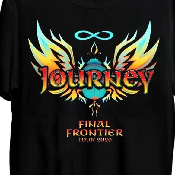 Journey Band 2026 Final Frontier Tour Shirt Rock Music T-Shirt 90 - Picture 2 of 6